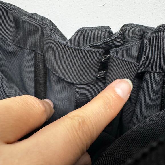 NWT Balenciaga Black Strapless Sweetheart Jersey Bustier Tube Top Womens 2 - Picture 7 of 10